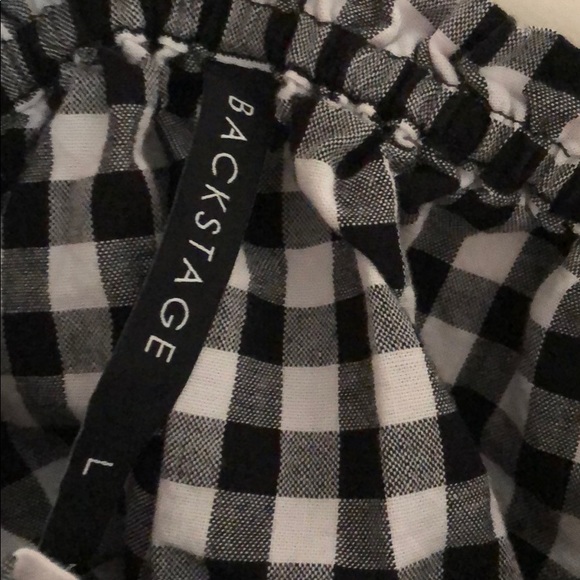 Backstage Off-shoulder gingham top - Picture 3 of 4
